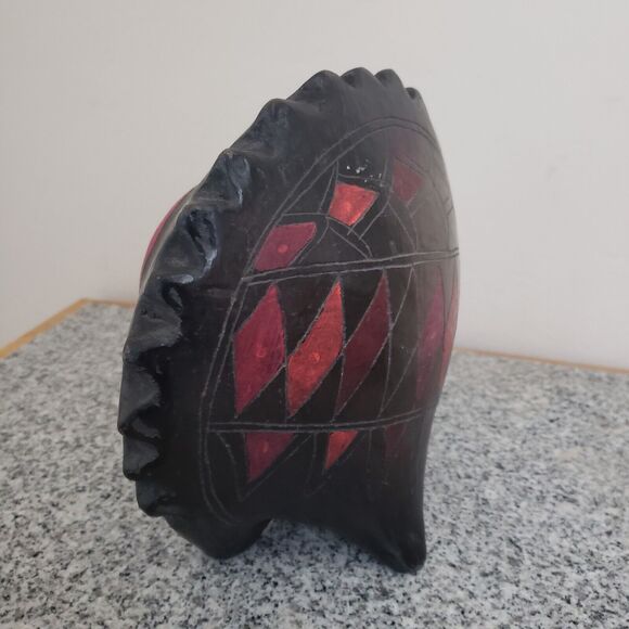 Vintage‎ Max Kerlow? Sculpture Folk Art Mexican Pottery Owl Statue Figure. Heavy - Picture 4 of 8